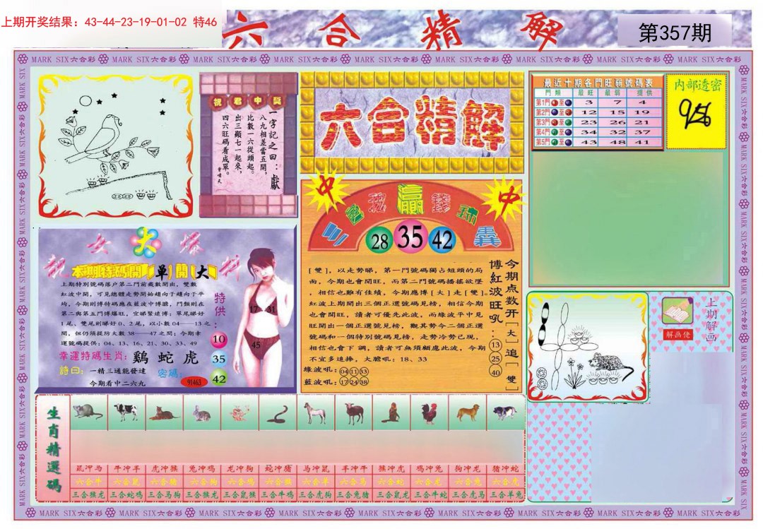 2024357期六合精解A