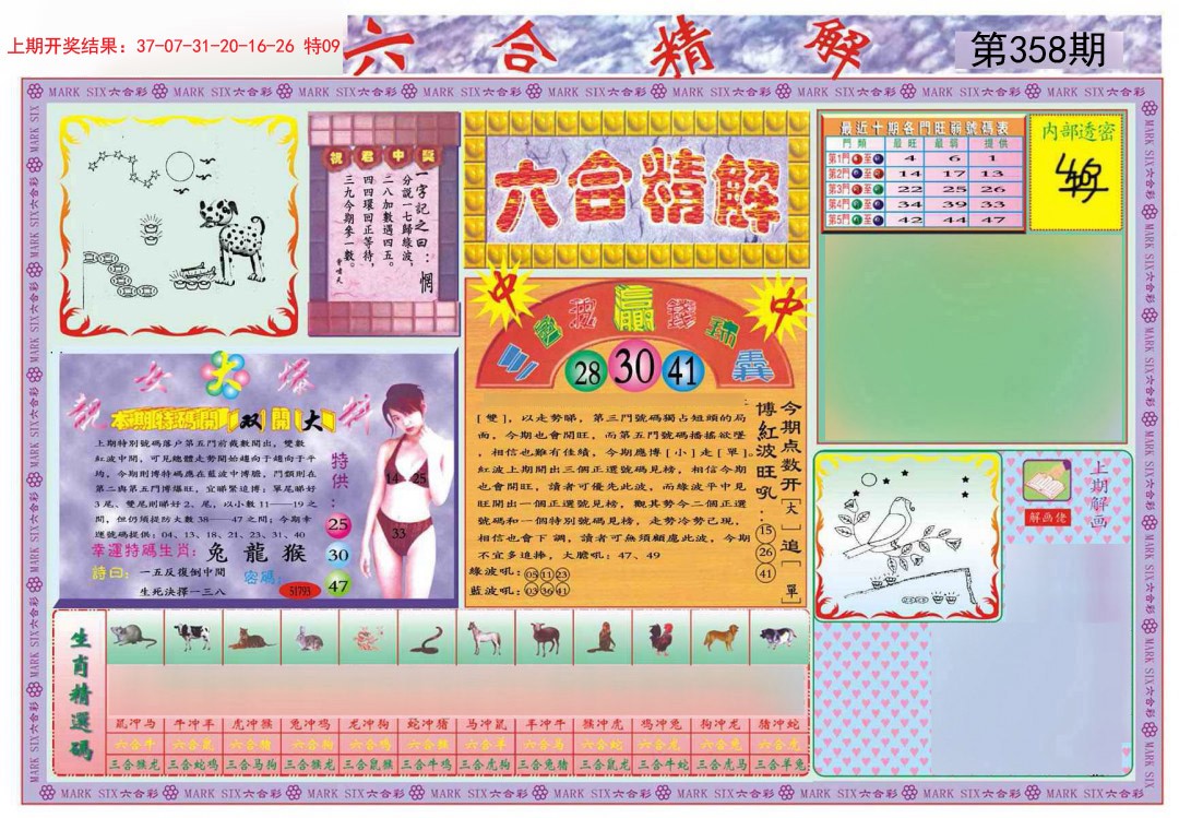 2024358期六合精解A