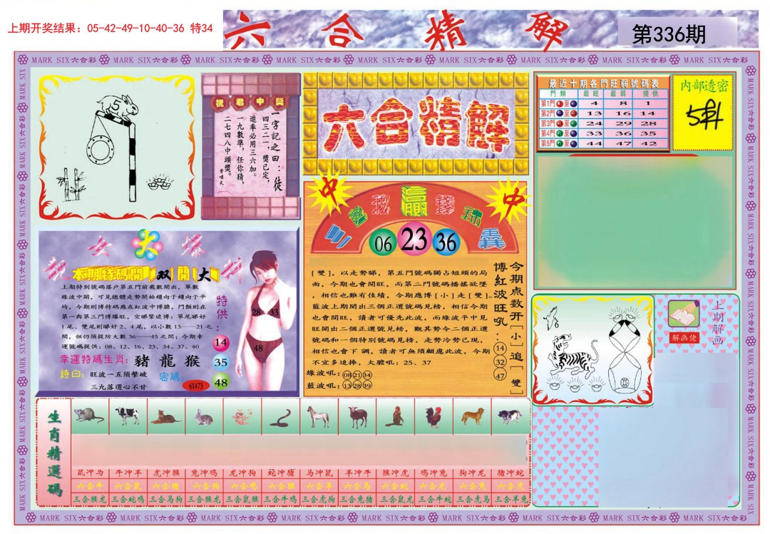 2024336期六合精解A