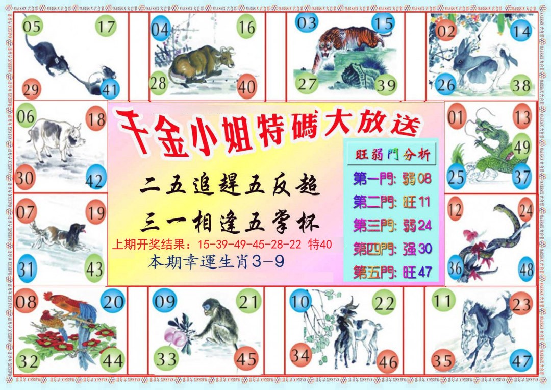 2024339期千金小姐B版