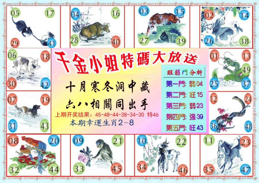 2024346期千金小姐B版