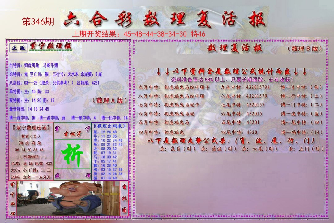 2024346期数理复活报