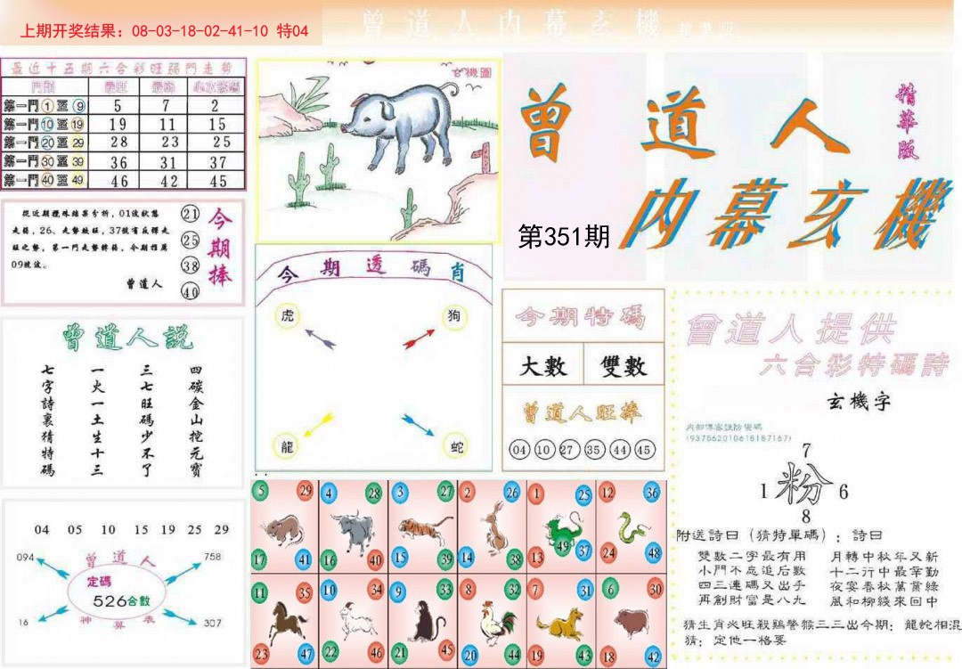 2024351期曾道人内幕精华版