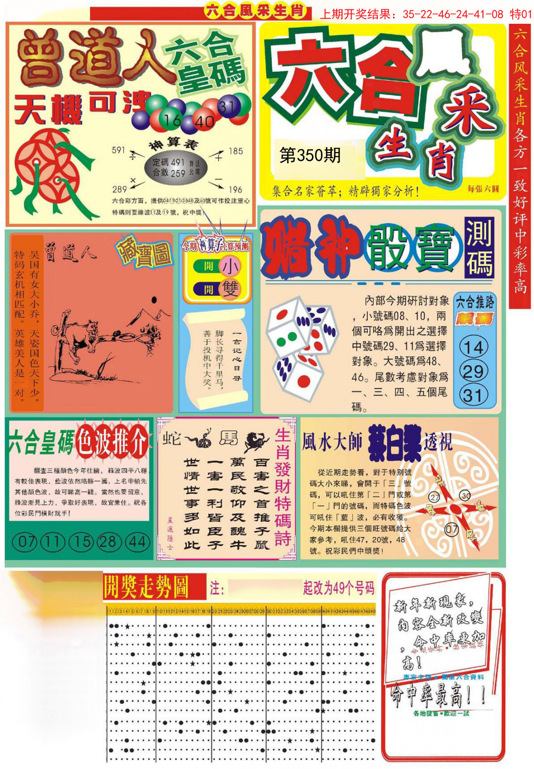 2024350期六合风采A