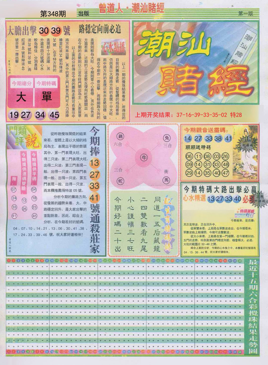 2024348期潮汕赌经A