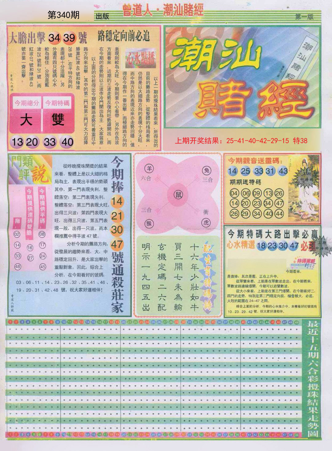 2024340期潮汕赌经A
