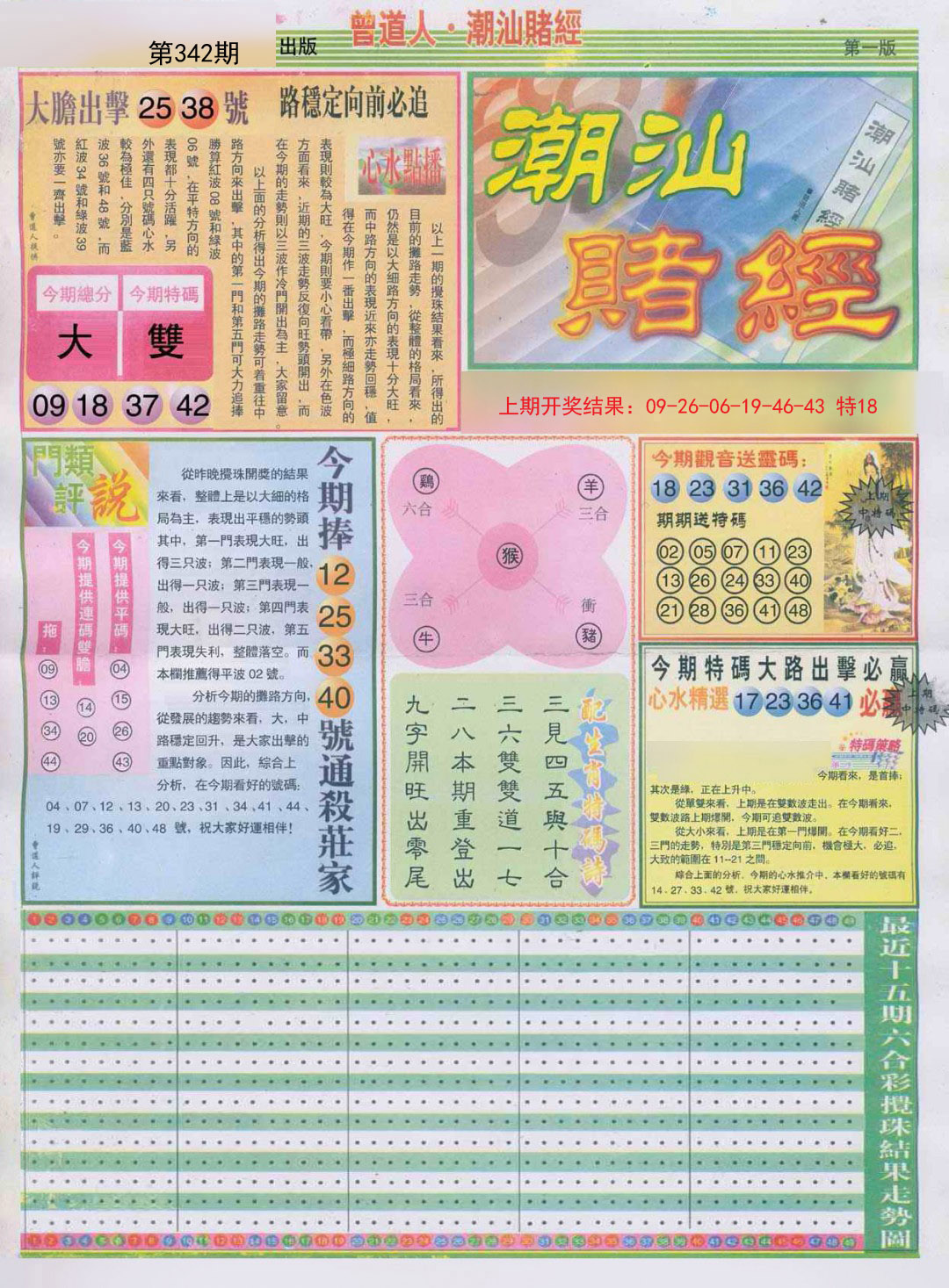 2024342期潮汕赌经A