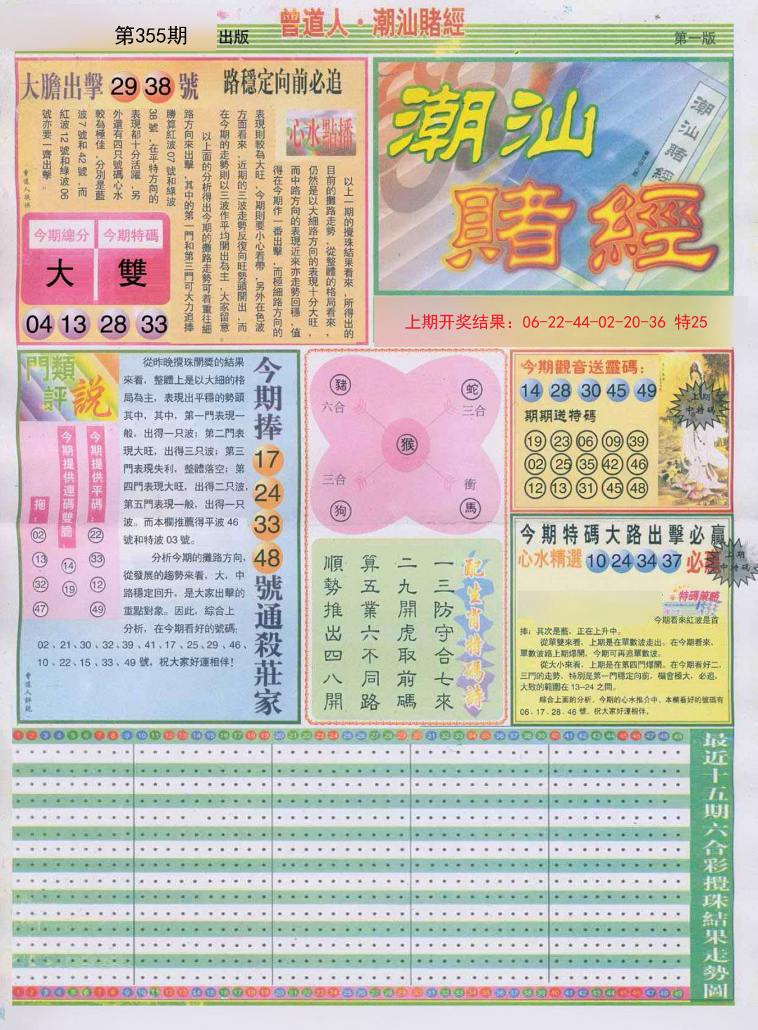 2024355期潮汕赌经A