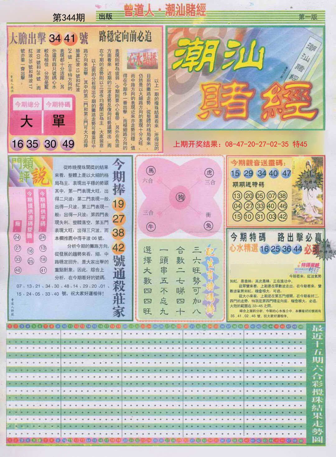 2024344期潮汕赌经A