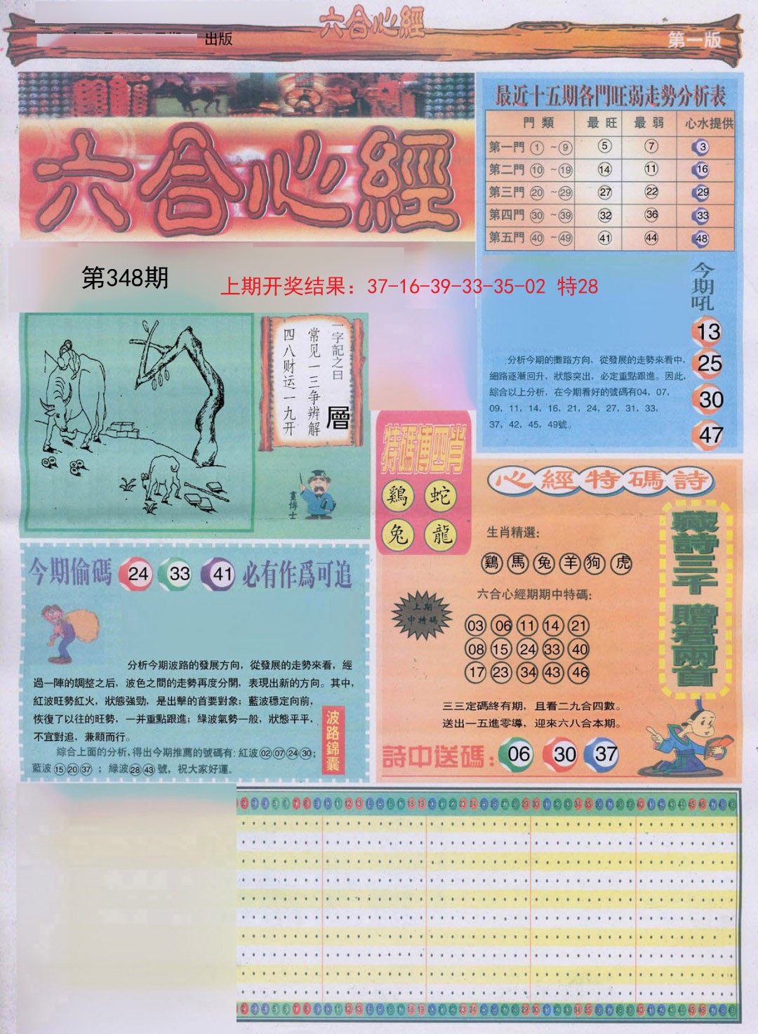 2024348期六合心经A