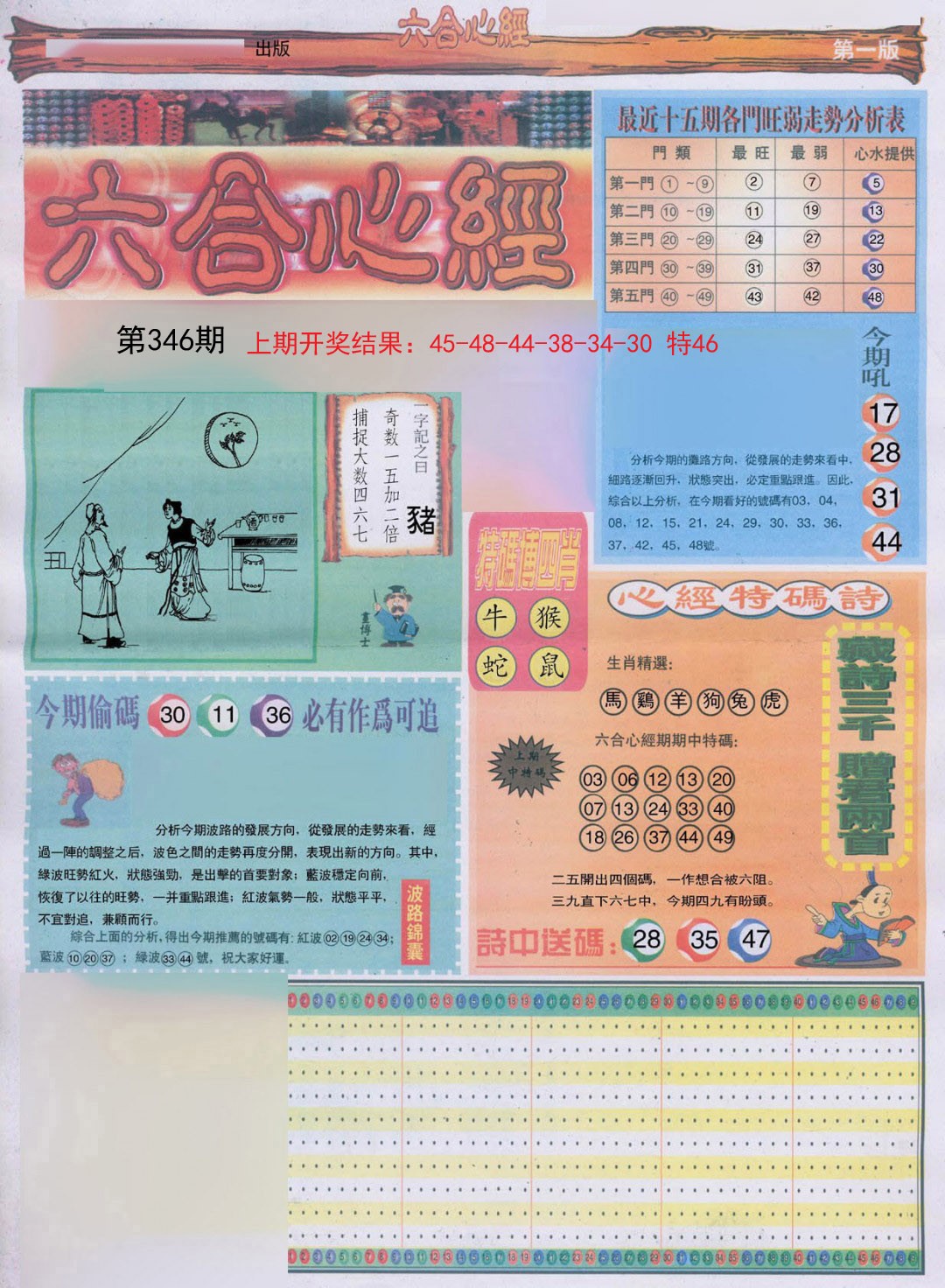 2024346期六合心经A