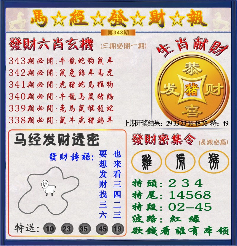 2024343期发财报