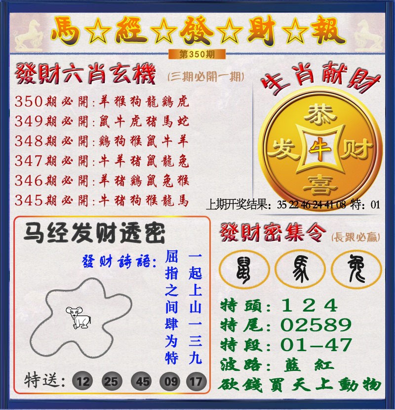 2024350期发财报
