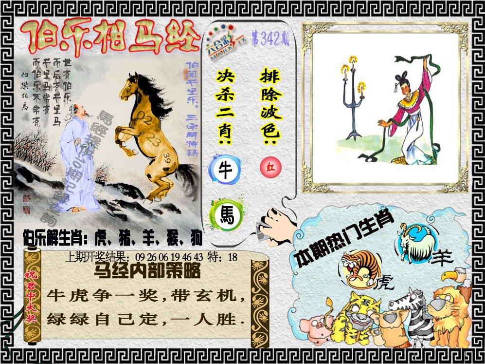 2024342期伯乐相马经