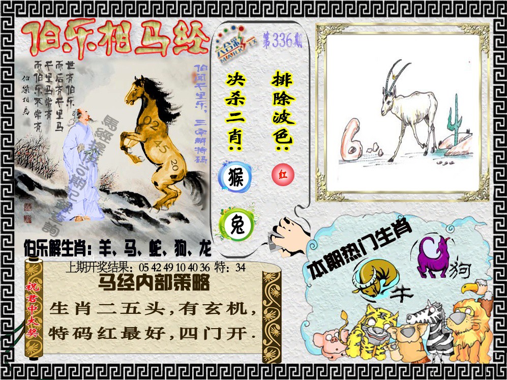 2024336期伯乐相马经