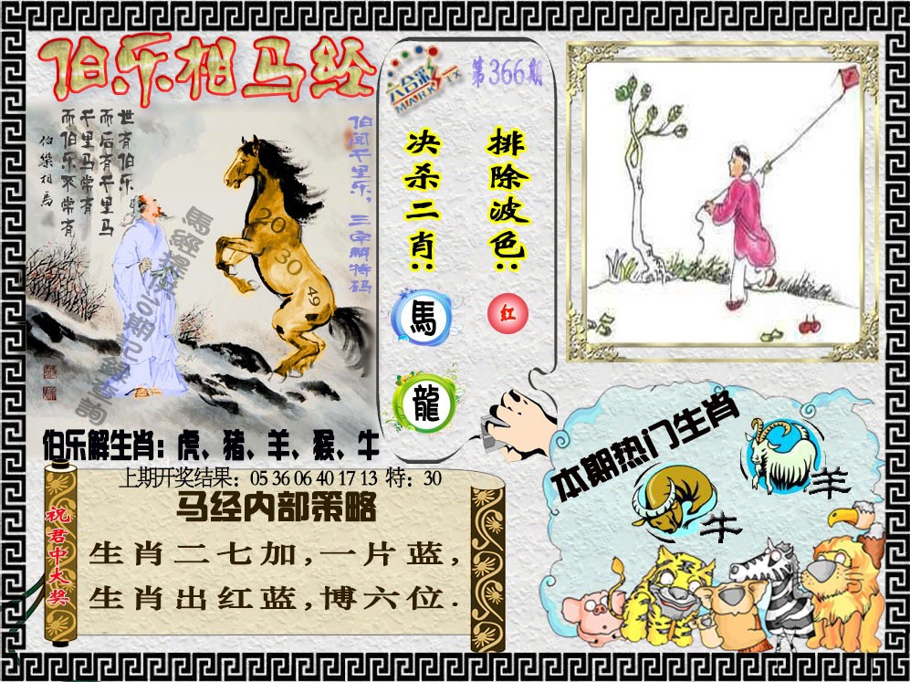 2024366期伯乐相马经