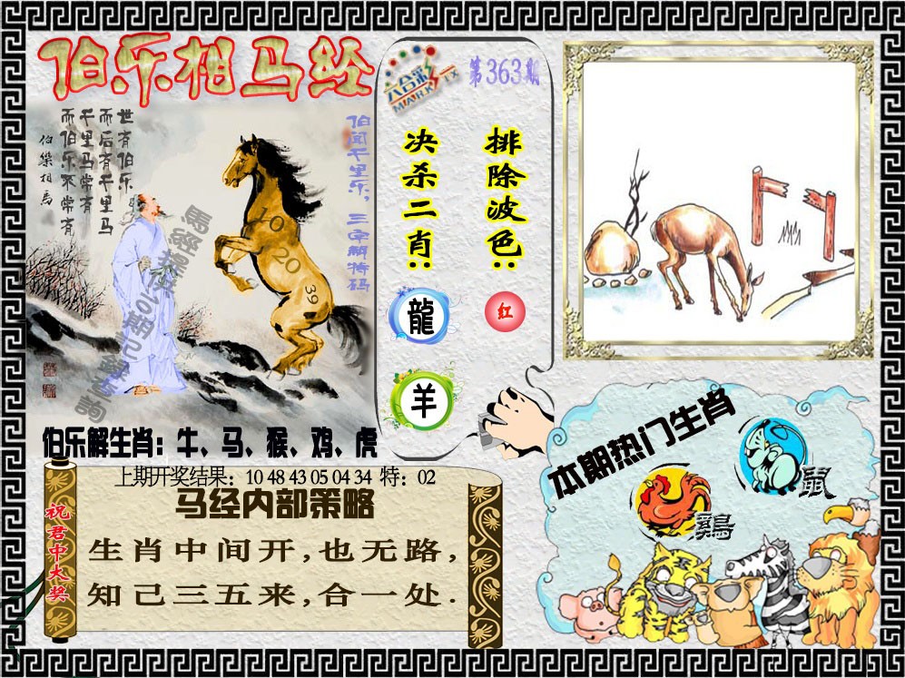 2024363期伯乐相马经