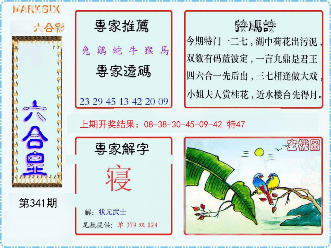 2024341期六合皇