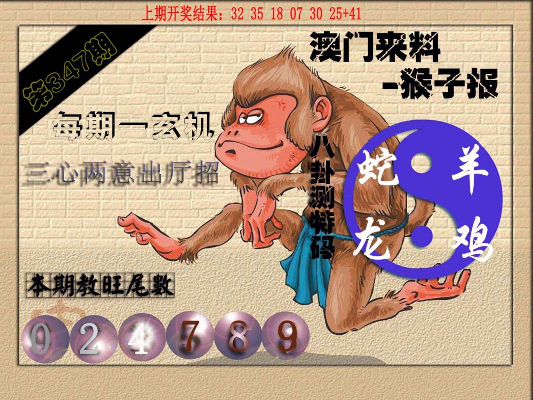 2024347期(来料)猴报