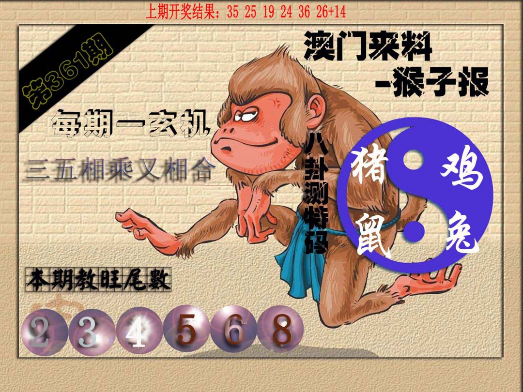 2024361期(来料)猴报