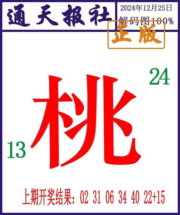 2024360期通天报解码图