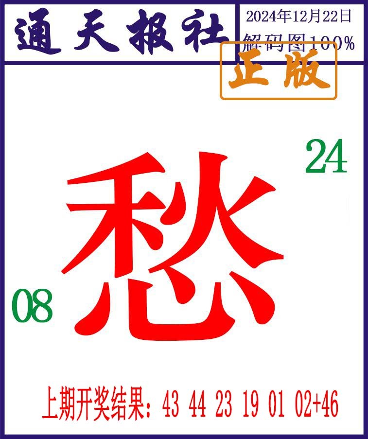 2024357期通天报解码图