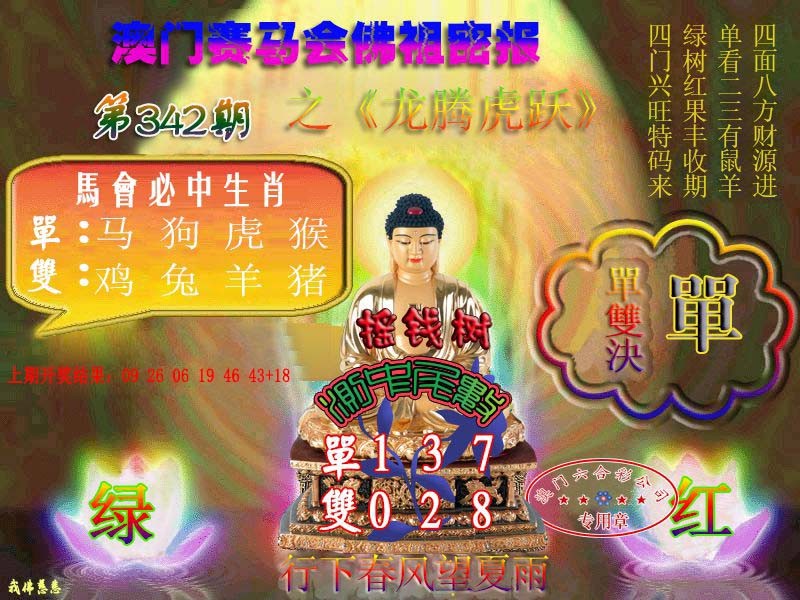 2024342期佛主密报-莲花双宝