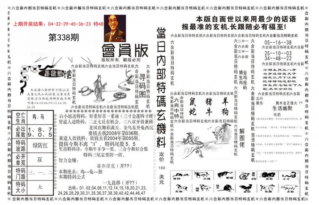 2024338期当日特码玄机报