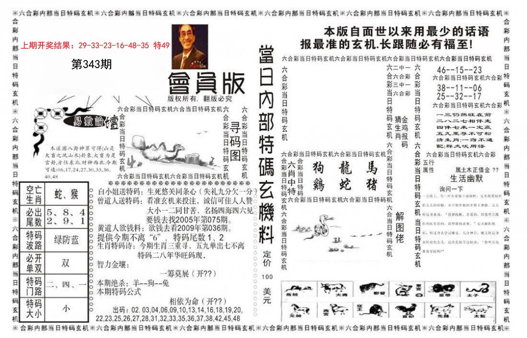 2024343期当日特码玄机报