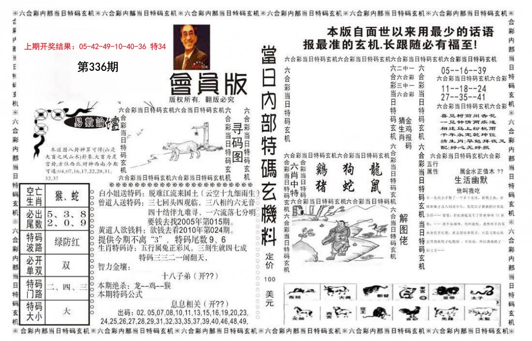 2024336期当日特码玄机报