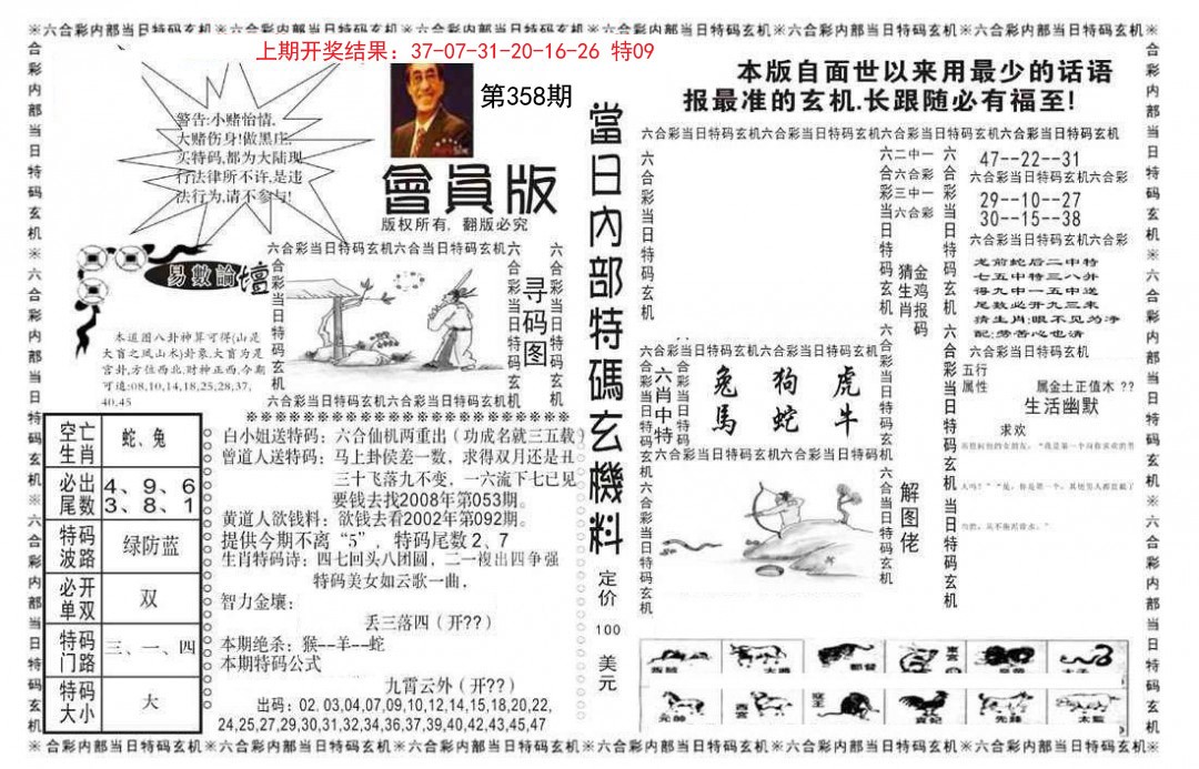 2024358期当日特码玄机报