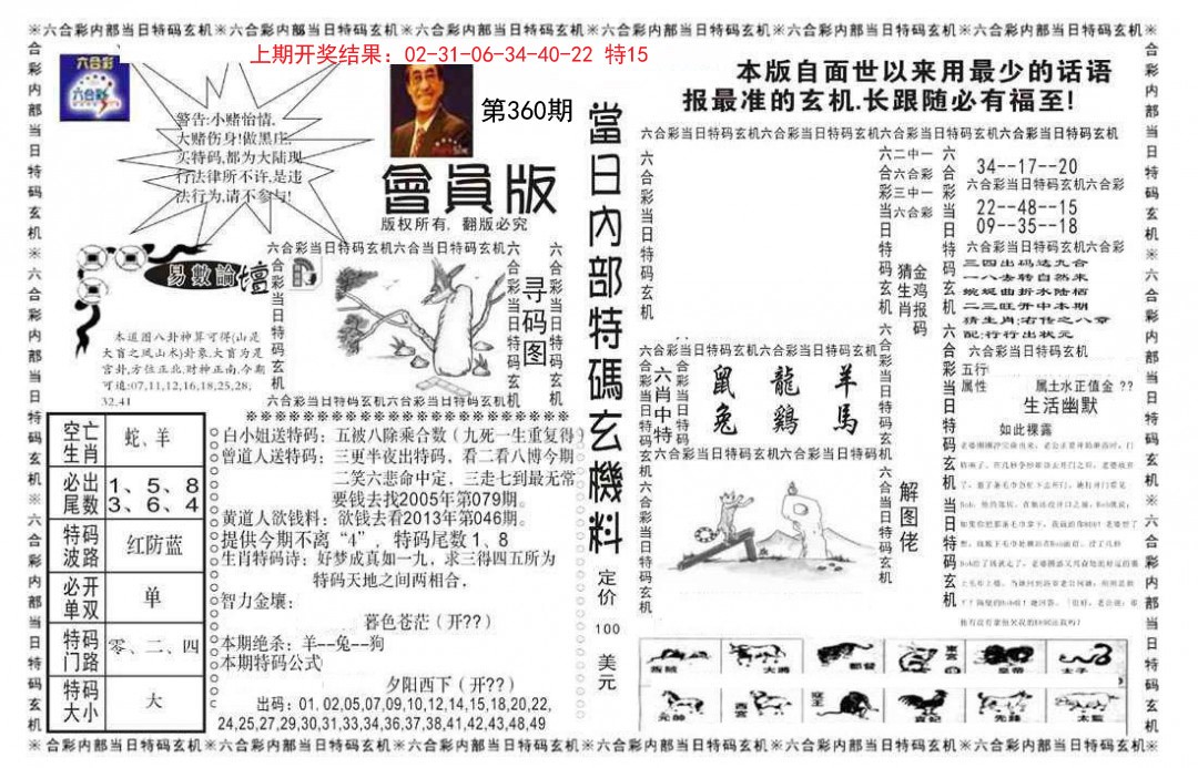 2024360期当日特码玄机报