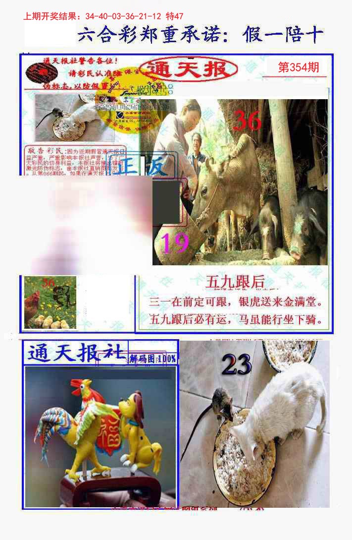 2024354期假一陪十通天报