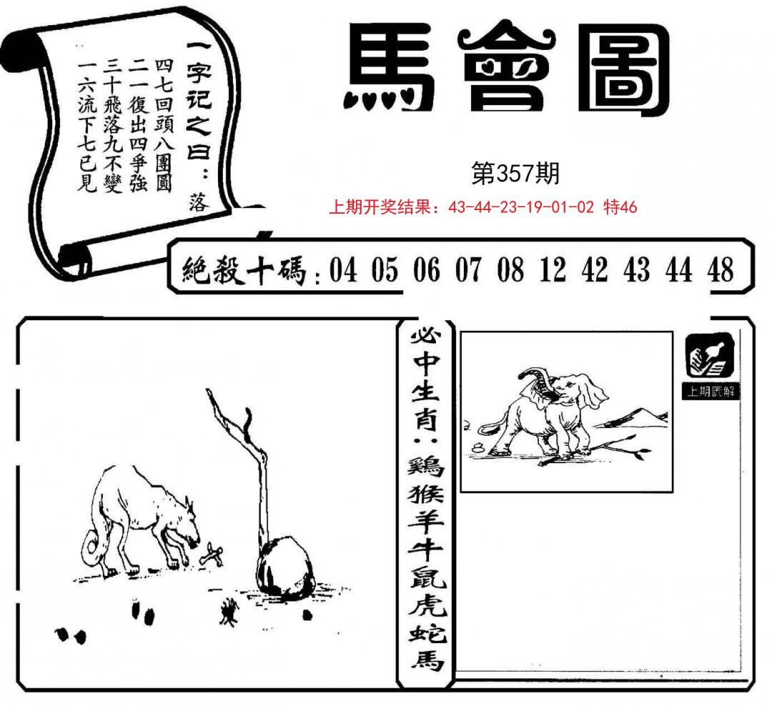 2024357期马会图