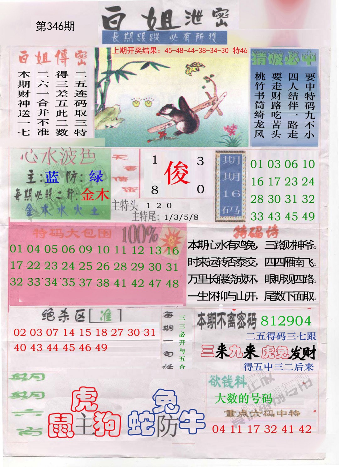 2024346期白姐泄密