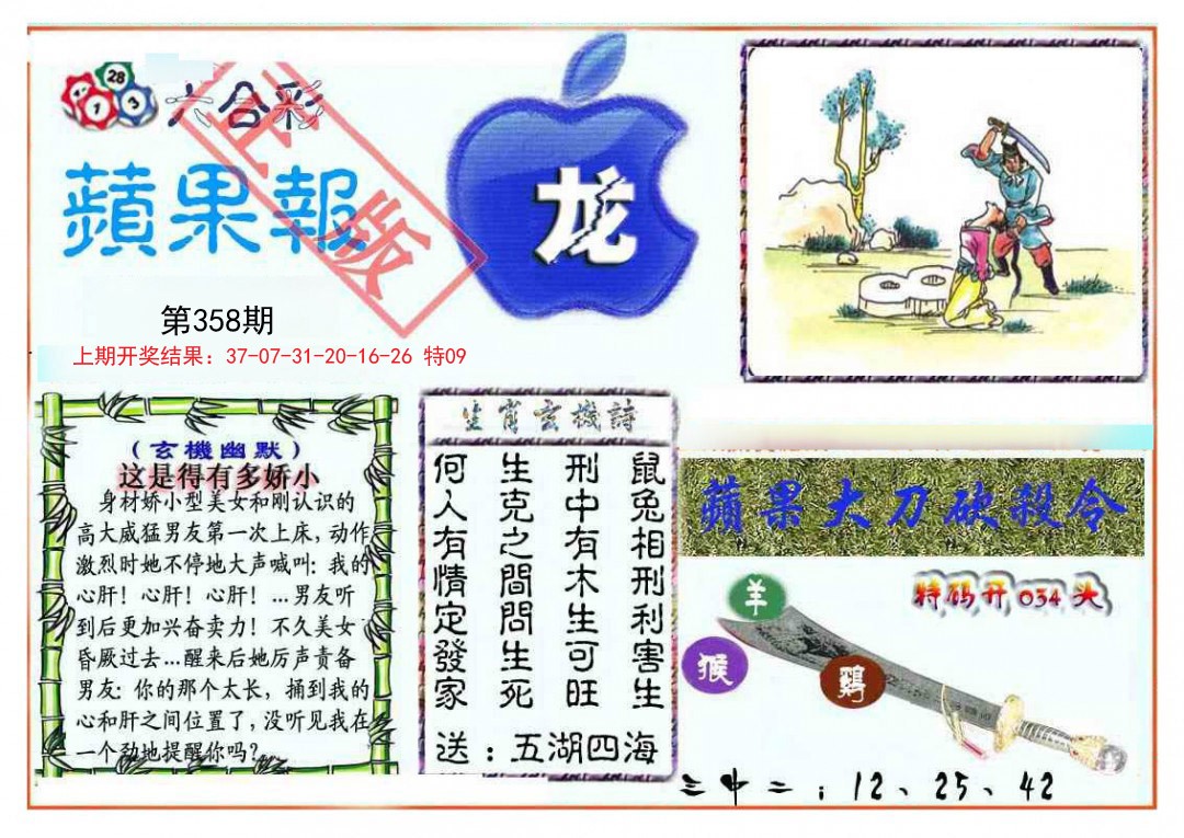 2024358期频果报