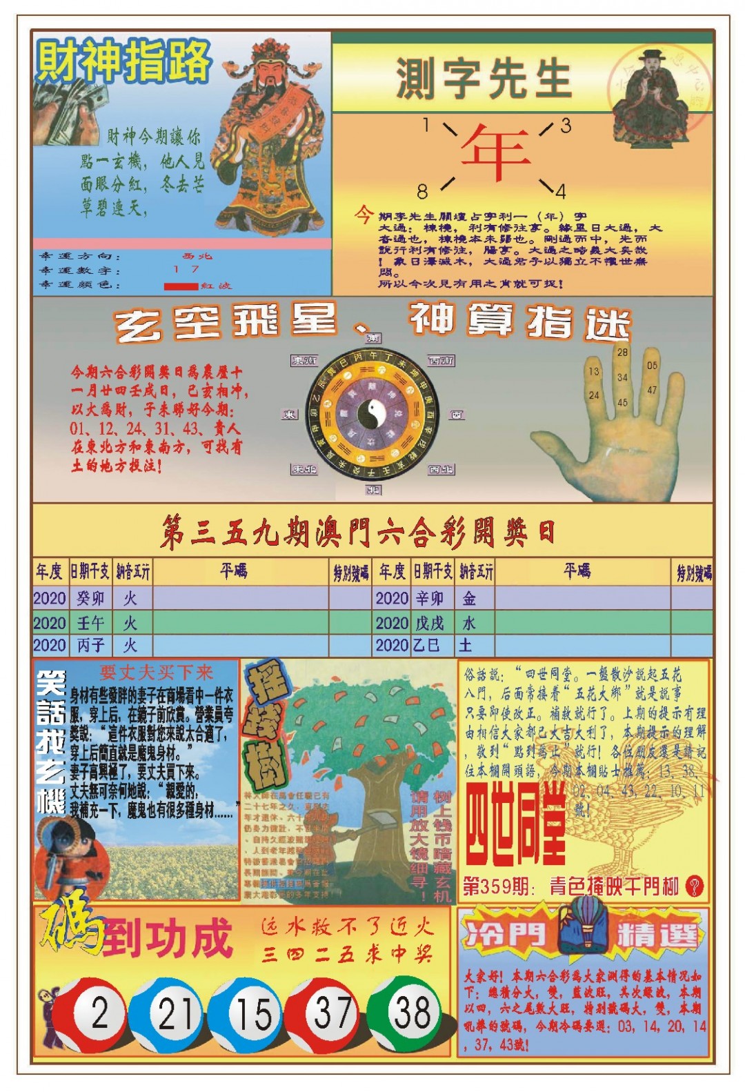 2024359期(新版)四柱预测B