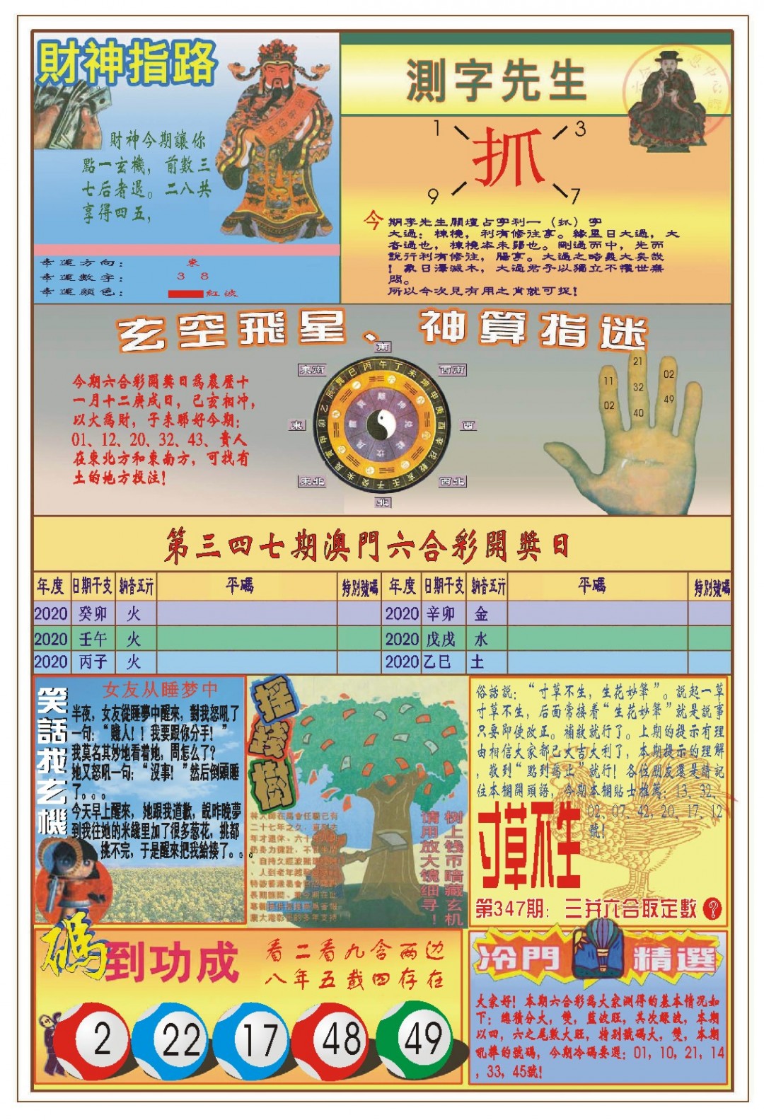 2024347期(新版)四柱预测B