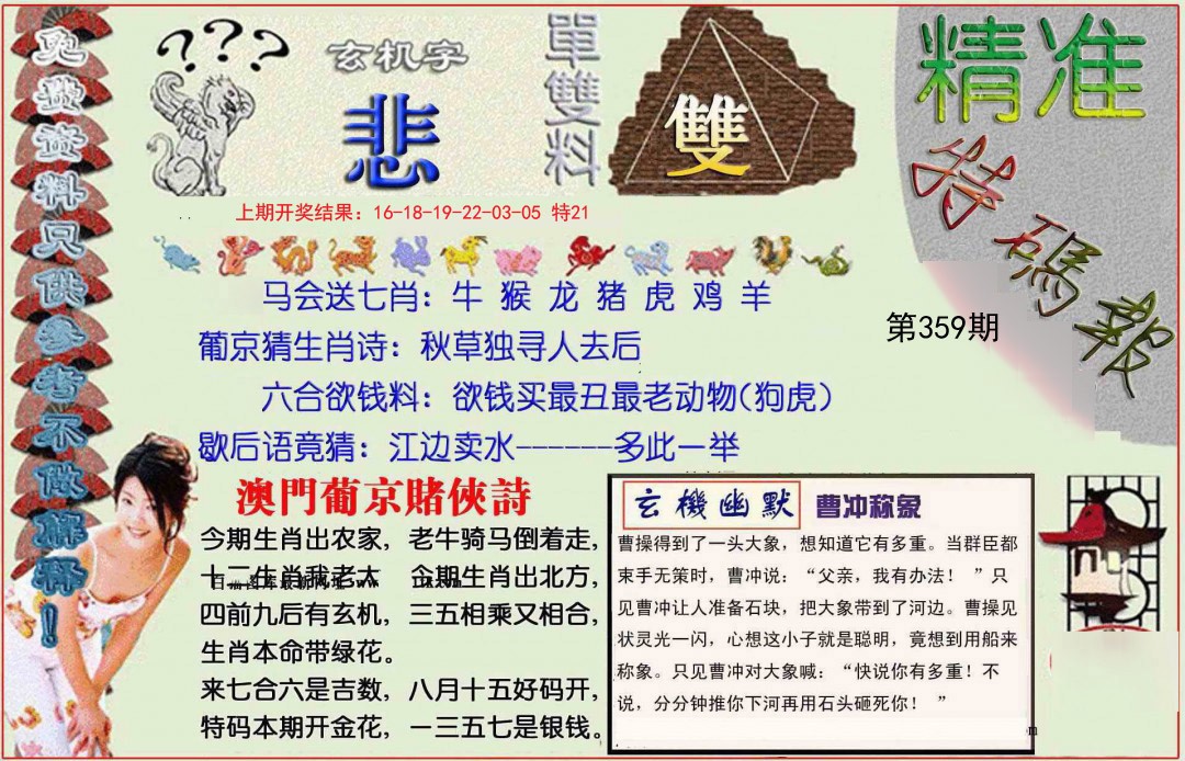 2024359期精准<特碼報>
