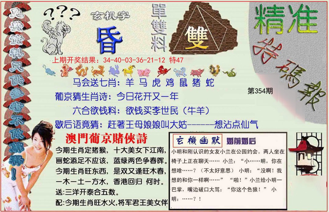 2024354期精准<特碼報>