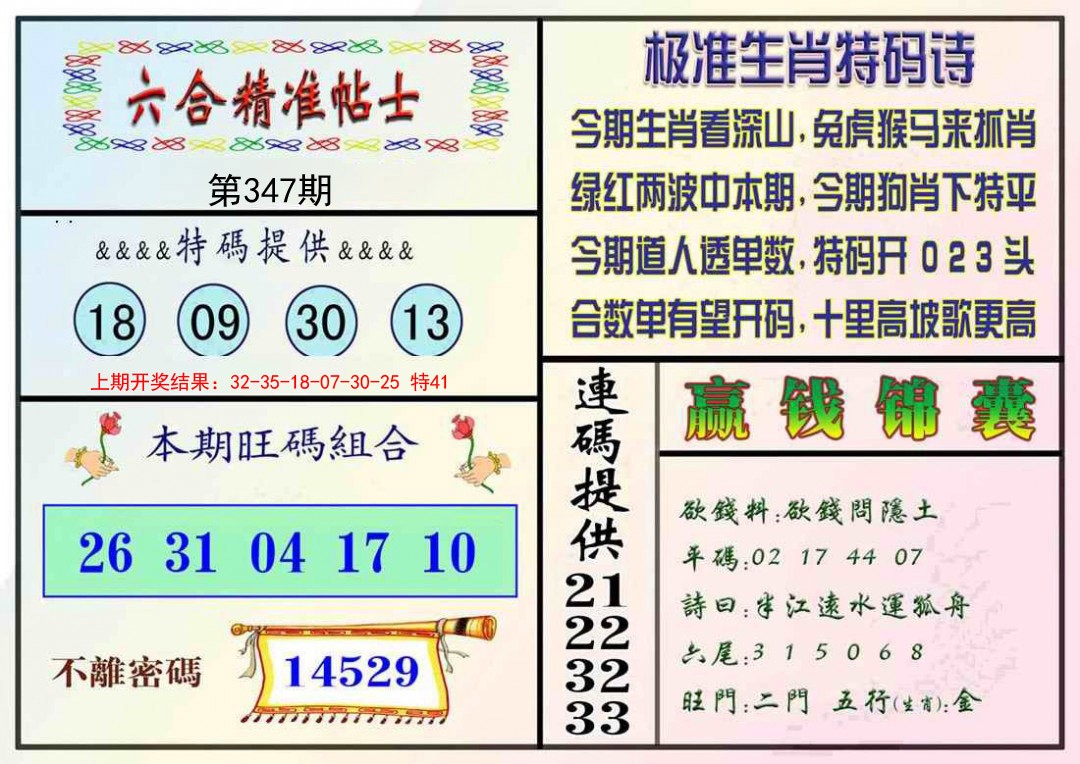 2024347期精准贴士