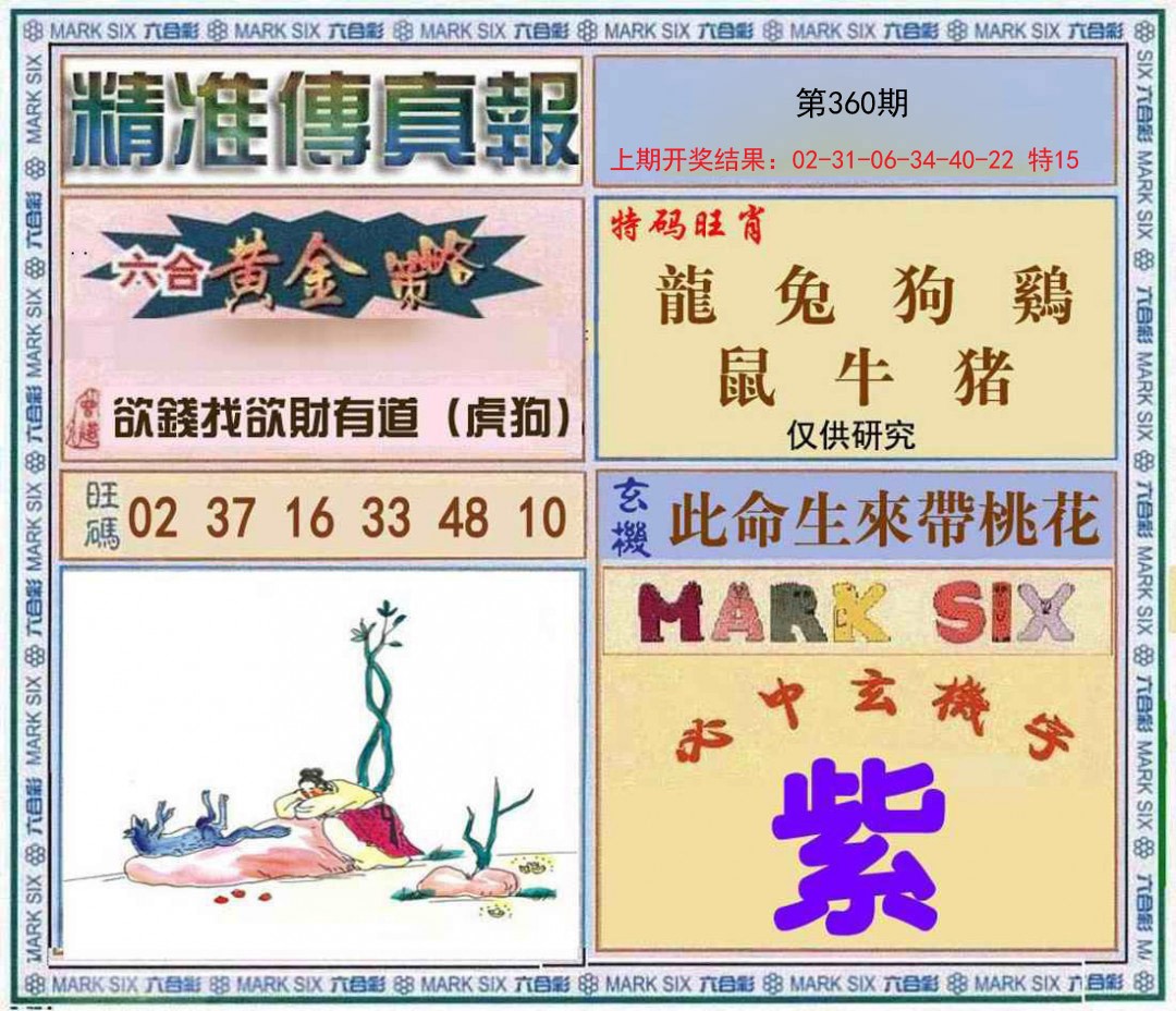 2024360期精准<傳真報>