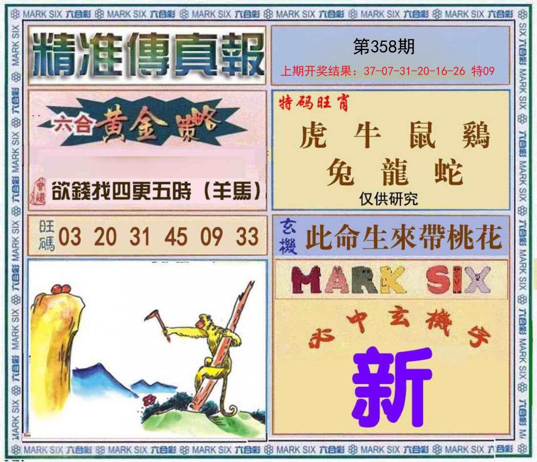 2024358期精准<傳真報>