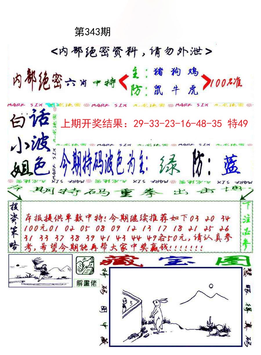 2024343期九龙密报