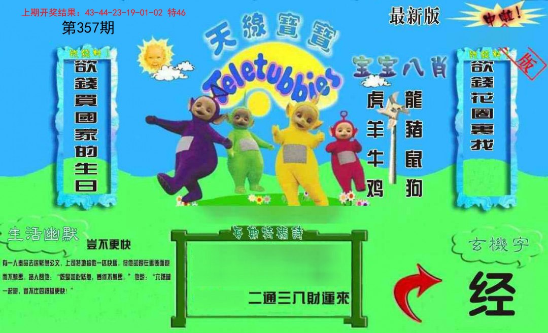 2024357期新天线宝宝(2006一版)