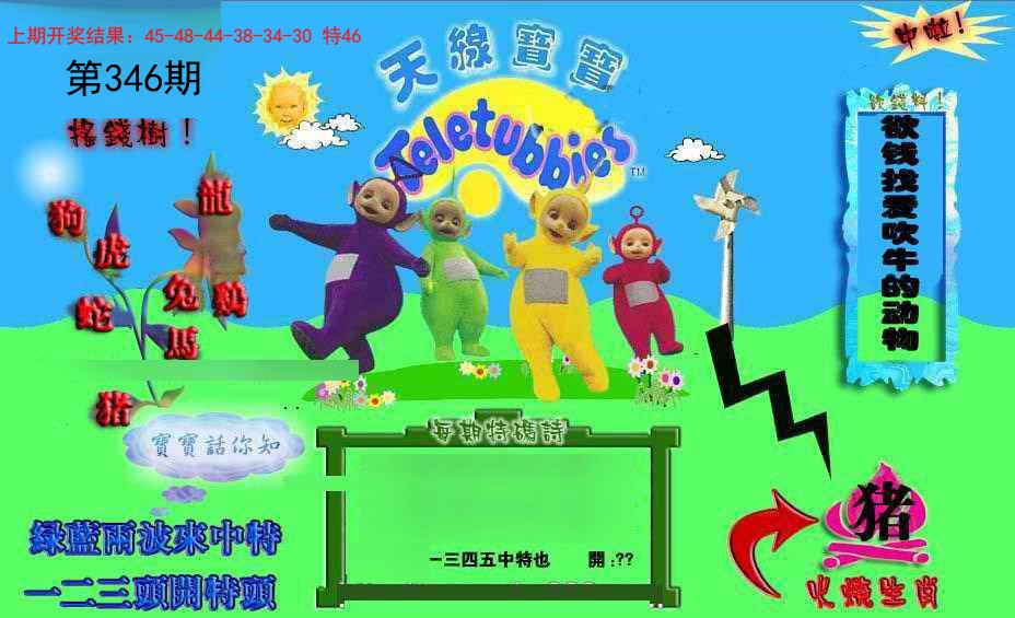 2024346期正版天线宝宝D