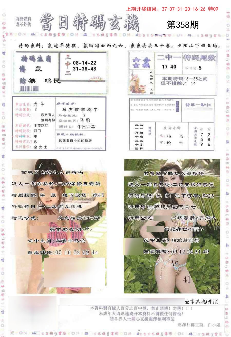 2024358期当日特码玄机-2