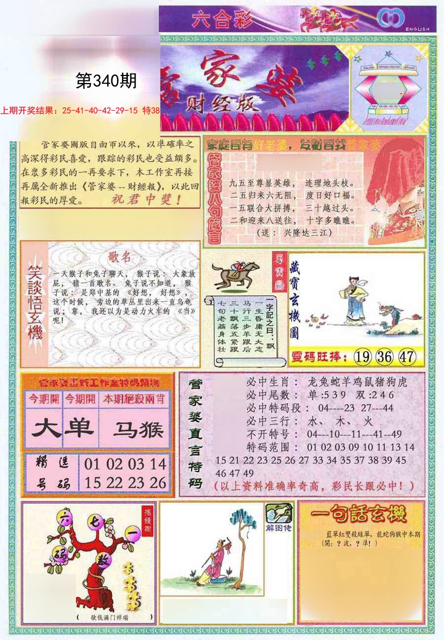 2024340期管家婆财经版