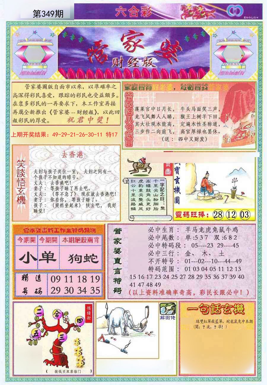 2024349期管家婆财经版