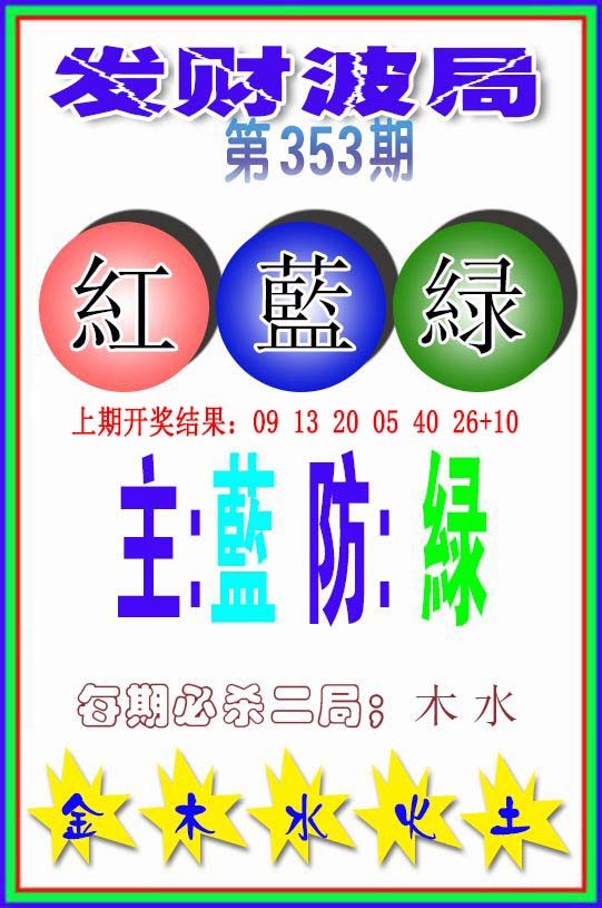 2024353期发财波局